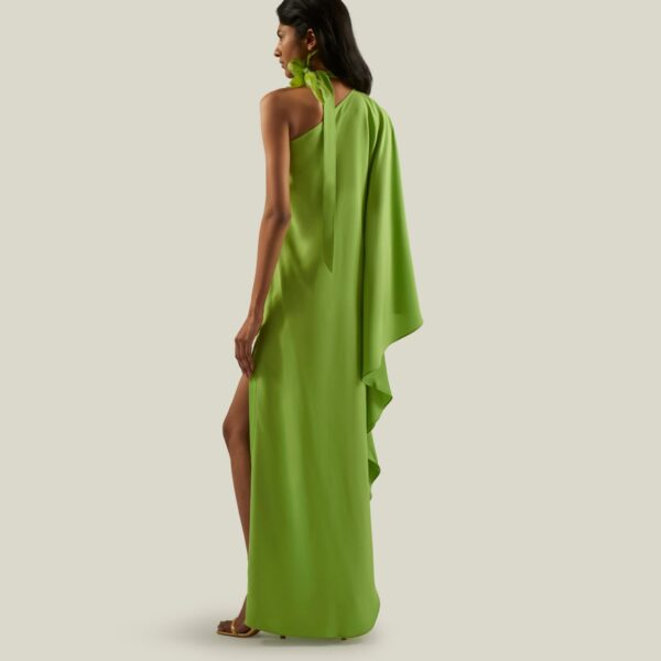 Taller Marmo kaftan dress with statement sleeves – designer fashion Luxury Shoes 