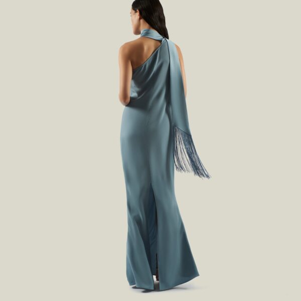 Taller Marmo kaftan dress with statement sleeves – designer fashion Luxury Shoes 
