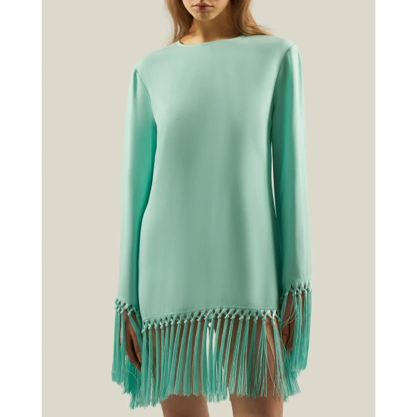 carpet Taller Marmo gown with feather detail – Luxury Shoes 