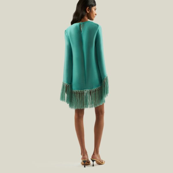 Taller Marmo kaftan dress with statement sleeves – designer fashion Luxury Shoes 