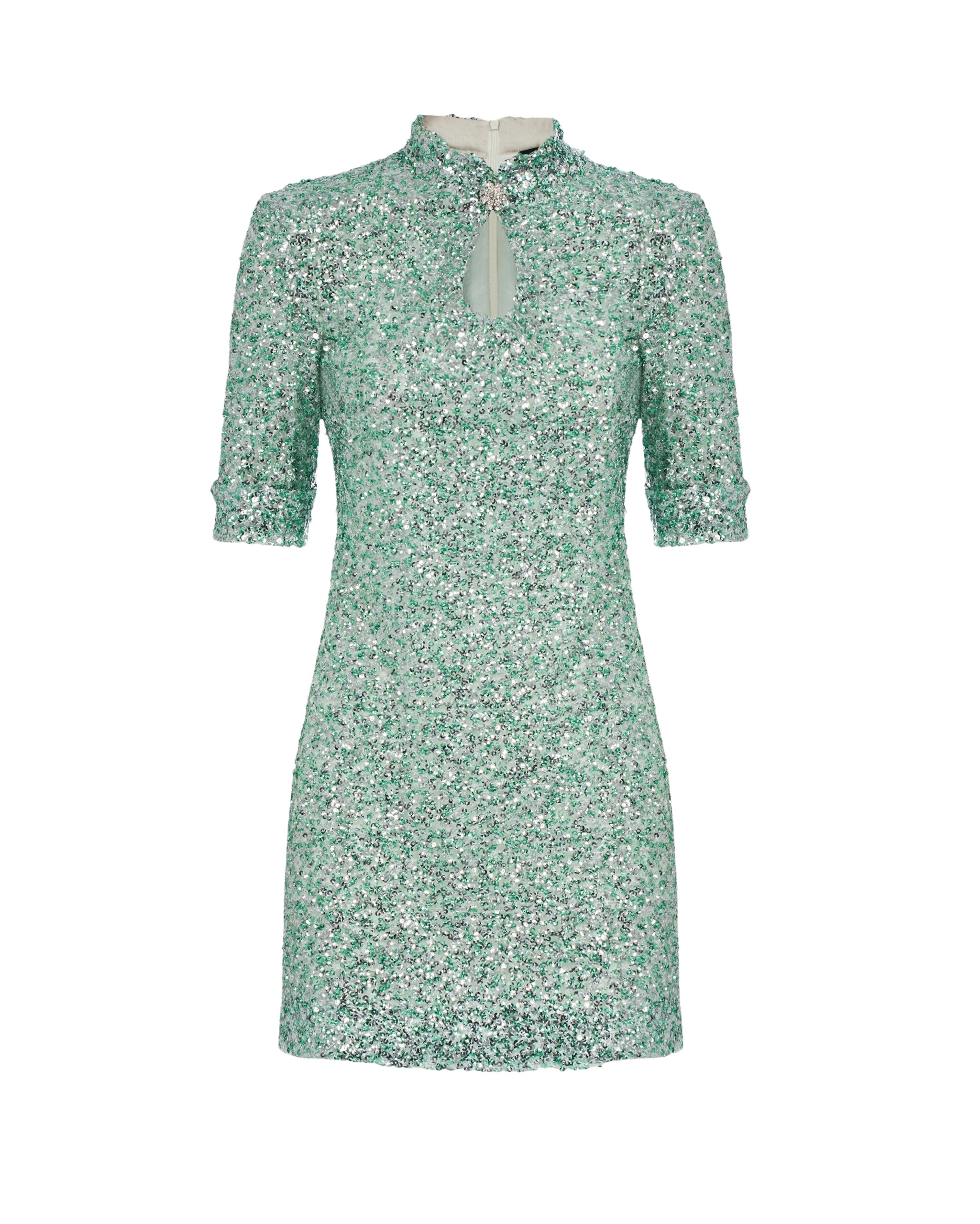 Taller Marmo Delphi Disco Dress In Mint