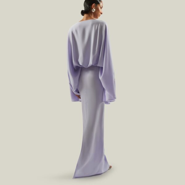 Taller Marmo kaftan dress with statement sleeves – designer fashion Luxury Shoes 