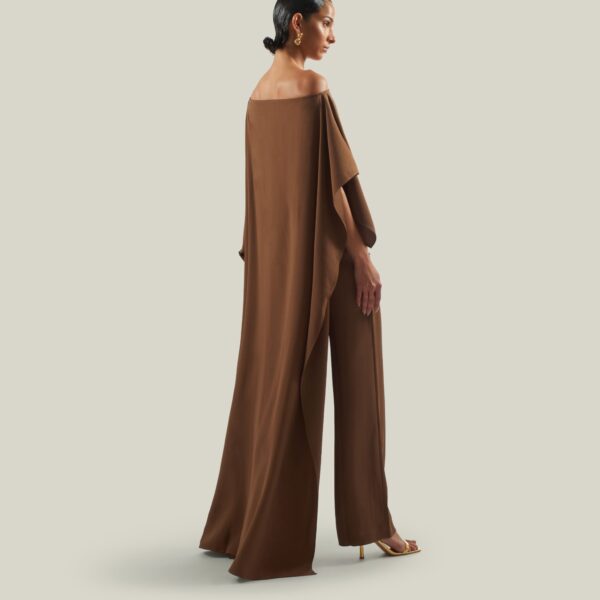 Taller Marmo kaftan dress with statement sleeves – designer fashion Luxury Shoes 
