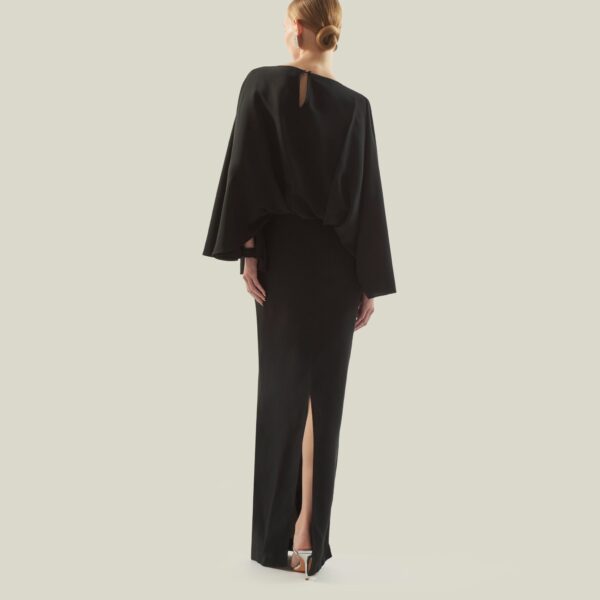 Taller Marmo kaftan dress with statement sleeves – designer fashion Luxury Shoes 