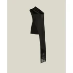 Taller Marmo feather dress – couture inspired evening gown available at Luxury Shoes 