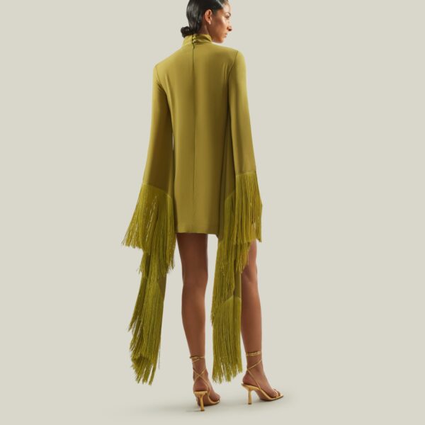 Taller Marmo kaftan dress with statement sleeves – designer fashion Luxury Shoes 