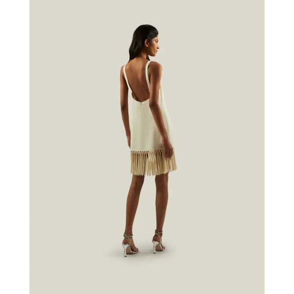 Taller Marmo kaftan dress with statement sleeves – designer fashion Luxury Shoes 