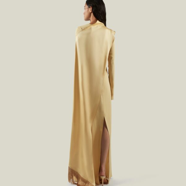 Taller Marmo kaftan dress with statement sleeves – designer fashion Luxury Shoes 