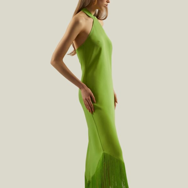 carpet Taller Marmo gown with feather detail – Luxury Shoes 
