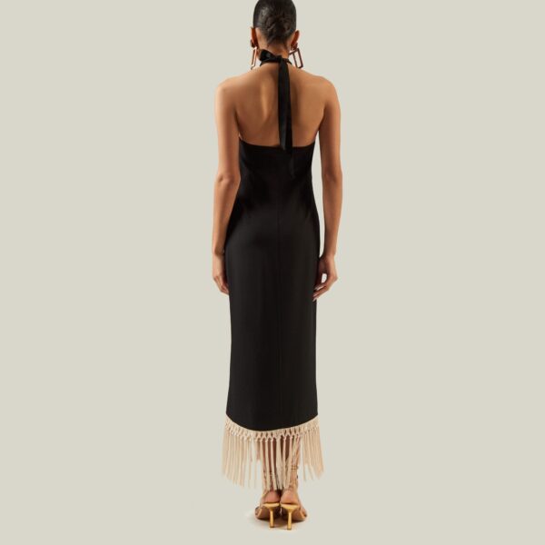Taller Marmo kaftan dress with statement sleeves – designer fashion Luxury Shoes 