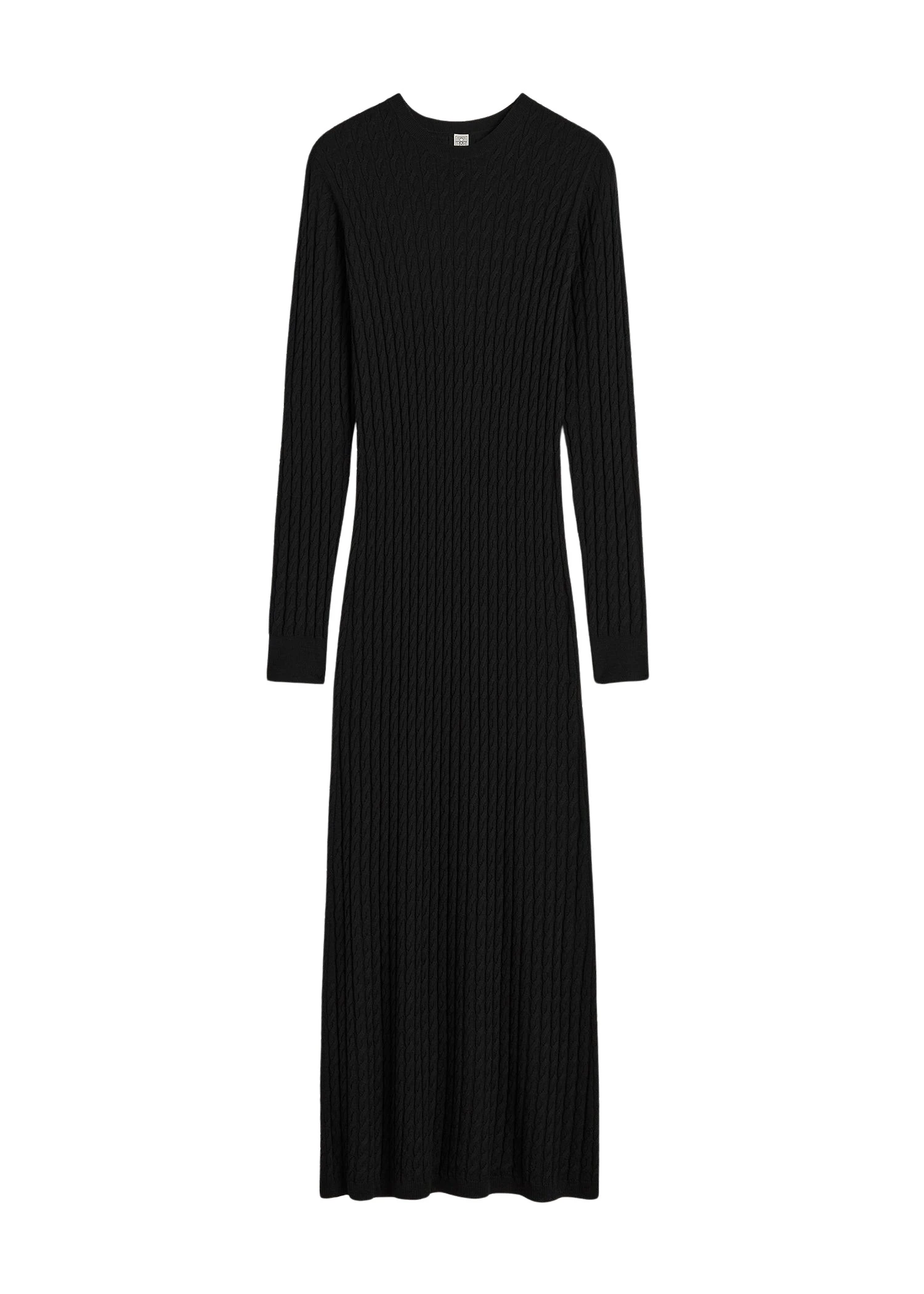 Toteme-Cable-knit-dress-black80975_nobg Toteme Dress luxury Clothing from Luxury Handbags Marketplace