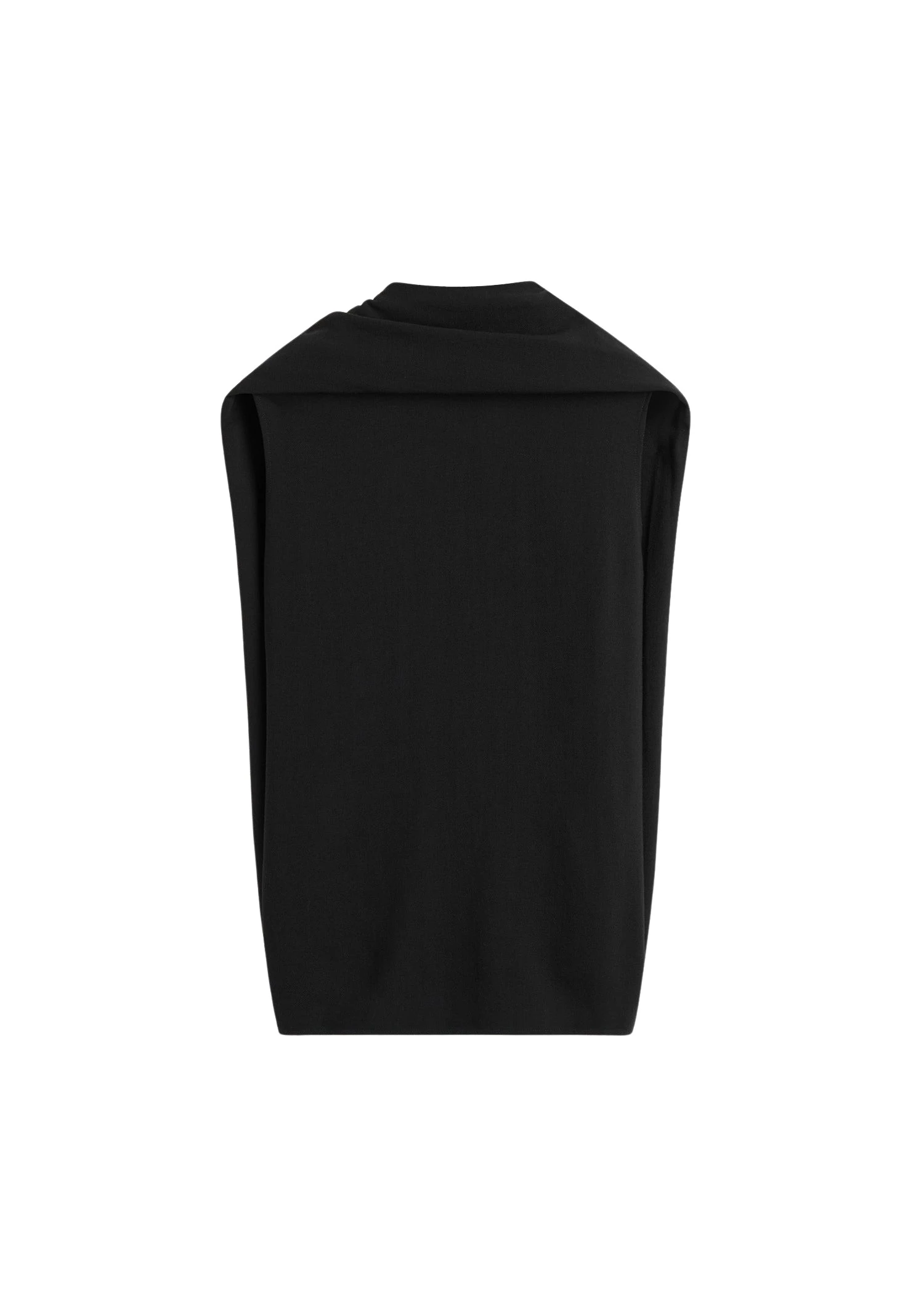Toteme-Cocoon-cape-blouse-black69907_nobg Toteme Top luxury Clothing from Luxury Handbags Marketplace