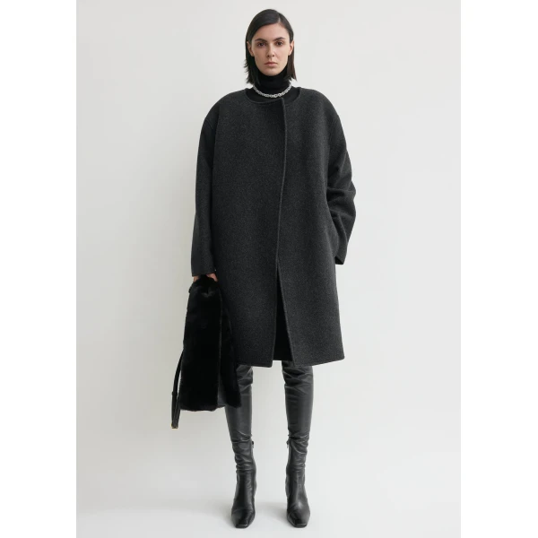 Toteme Coats with minimalist design at Luxury Shoes 