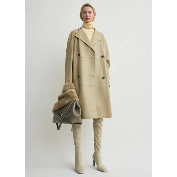 Toteme Coats with minimalist design at Luxury Shoes 