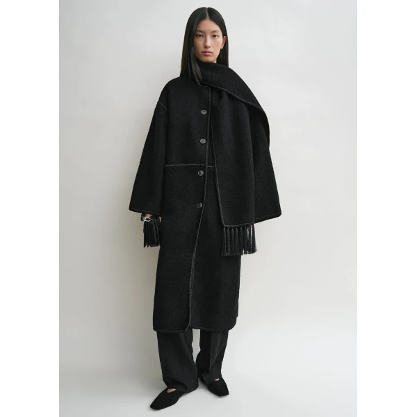 Toteme Coats with minimalist design at Luxury Shoes 