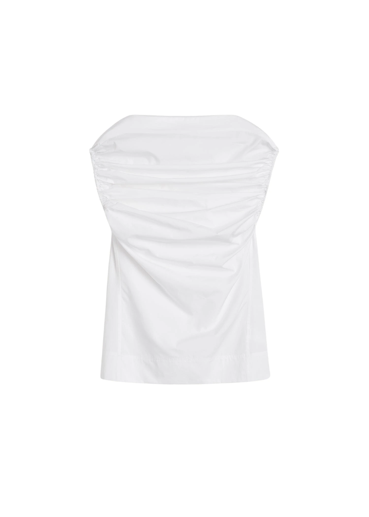 Toteme-Gathered-top-white27192_nobg Toteme Top luxury Clothing from Luxury Handbags Marketplace