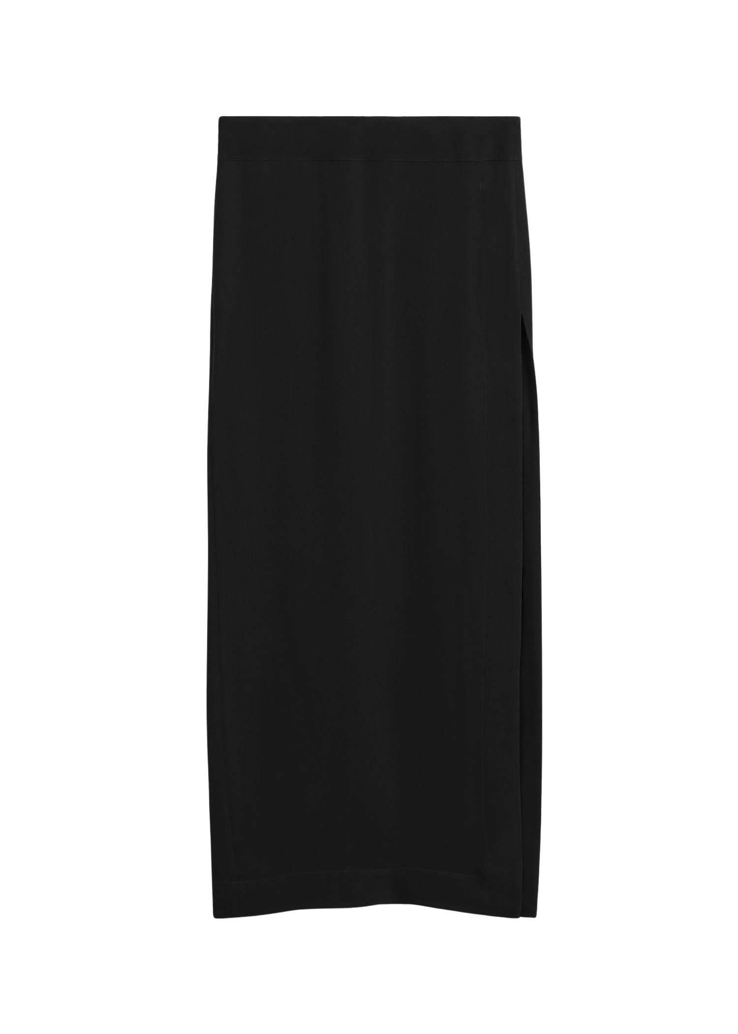Toteme-High-slit-skirt-black15246_nobg Toteme Skirt luxury Clothing from Luxury Handbags Marketplace