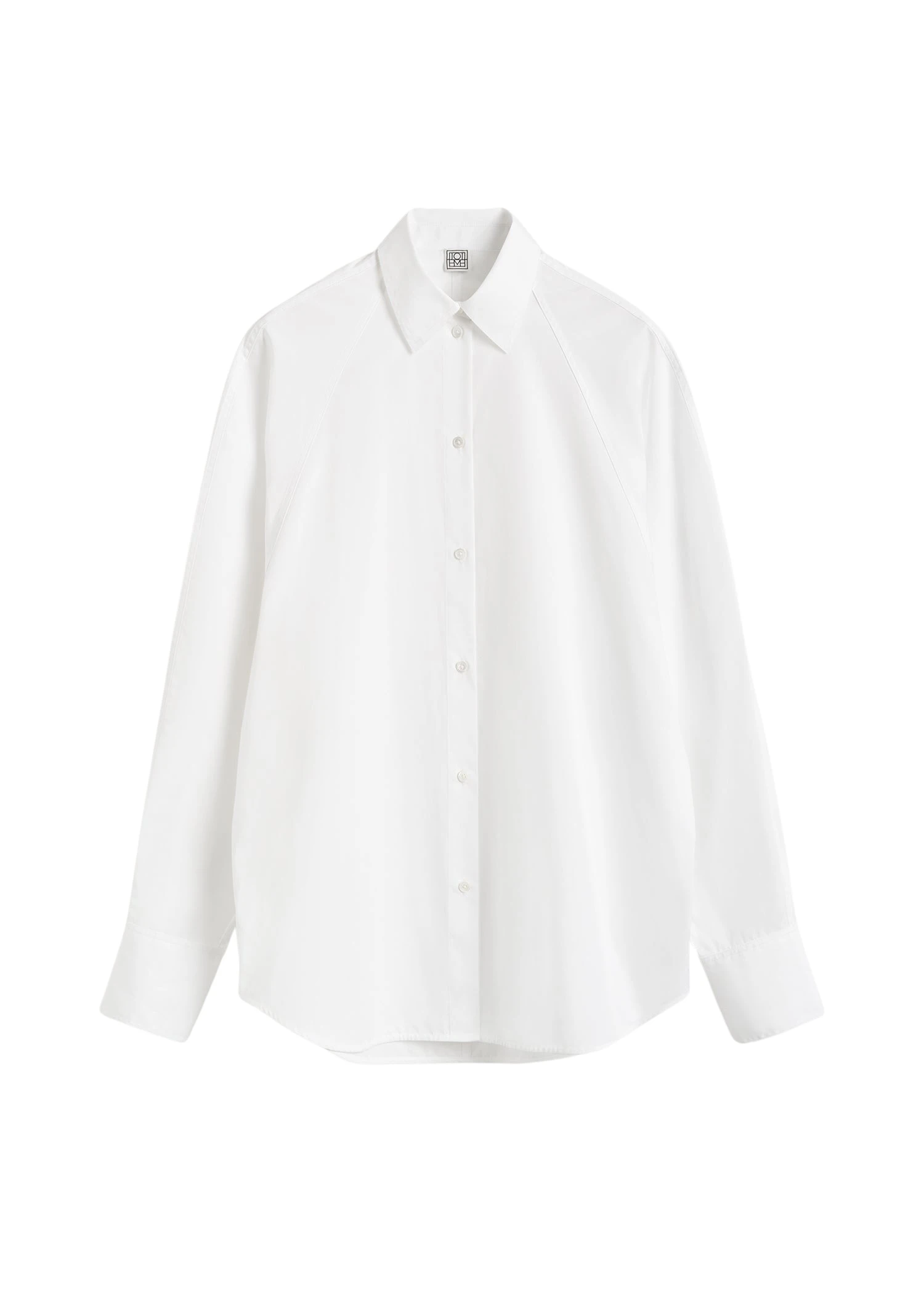 Toteme-Raw-raglan-shirt-white19837_nobg Toteme Top luxury Clothing from Luxury Handbags Marketplace