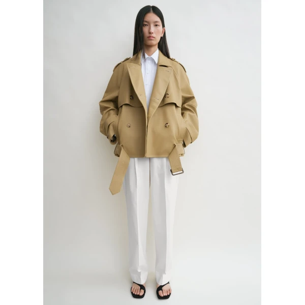 Toteme Coats with minimalist design at Luxury Shoes 