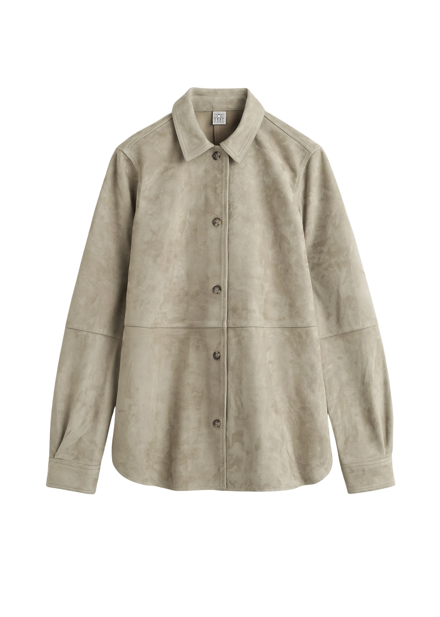 Toteme-Soft-suede-shirt-desert49184_nobg Toteme Top luxury Clothing from Luxury Handbags Marketplace