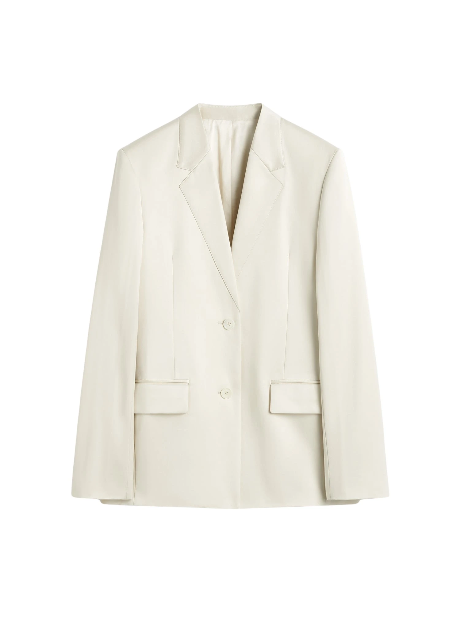Toteme-Stitch-lapel-jacket-ecru52426_nobg Toteme Jacket luxury Clothing from Luxury Handbags Marketplace