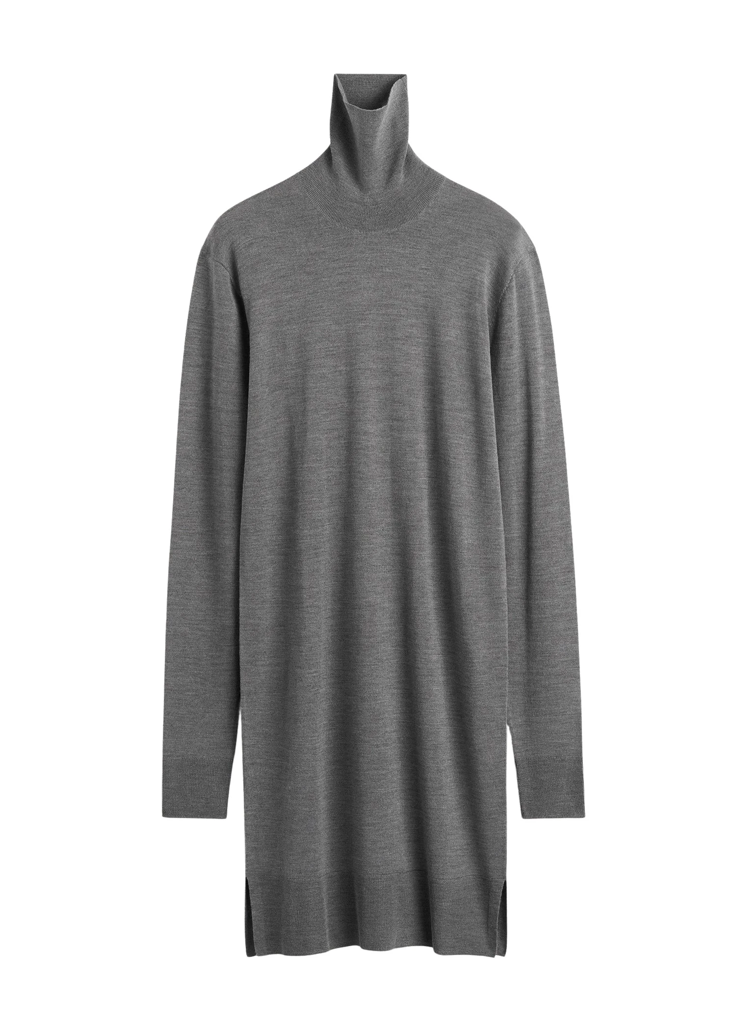 Toteme-Turtleneck-dress-mid-grey83255_nobg Toteme Dress luxury Clothing from Luxury Handbags Marketplace