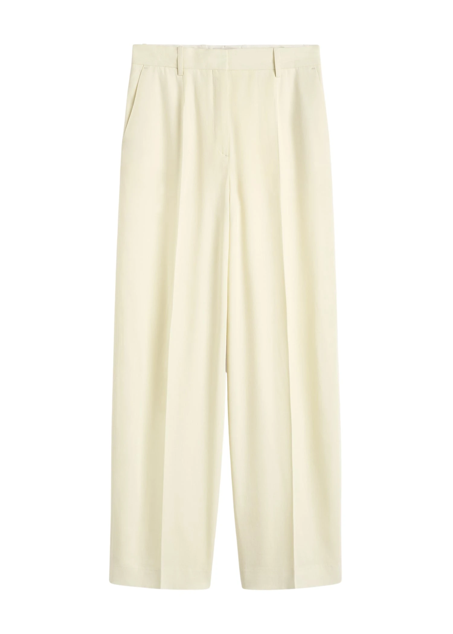 Toteme-Wide-fluid-trousers-ecru67505_nobg Toteme Pant luxury Clothing from Luxury Handbags Marketplace
