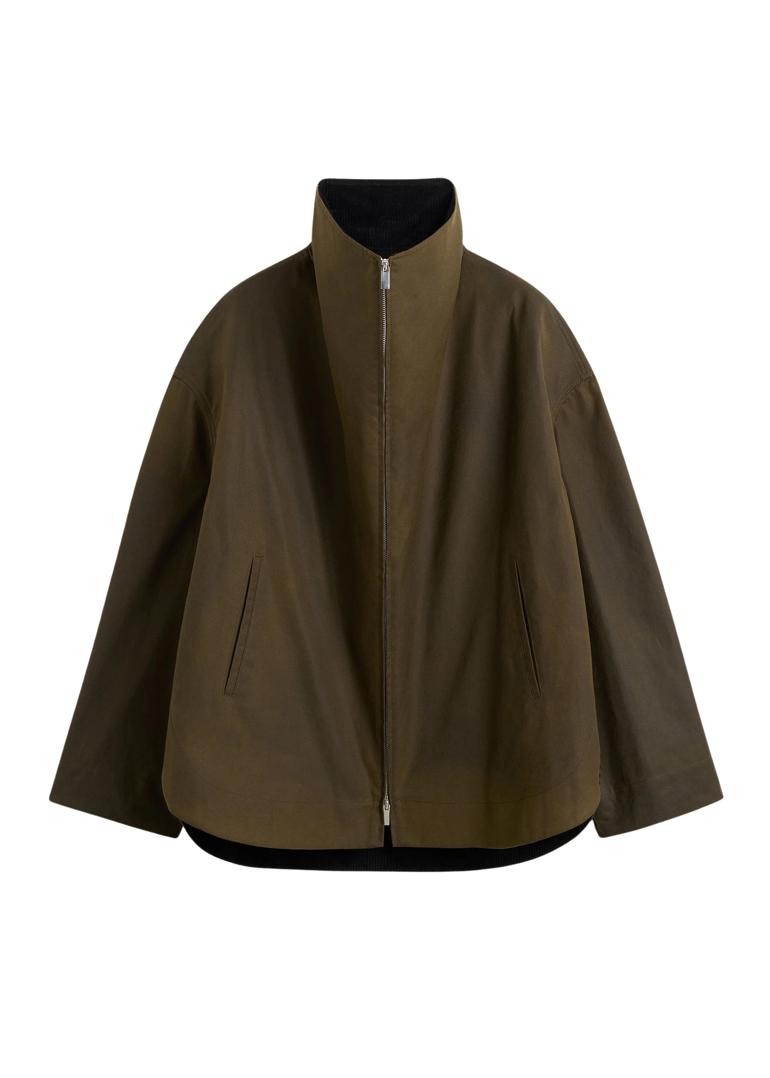 Toteme-Zipped-country-jacket-bark78247_nobg Toteme Jacket luxury Clothing from Luxury Handbags Marketplace
