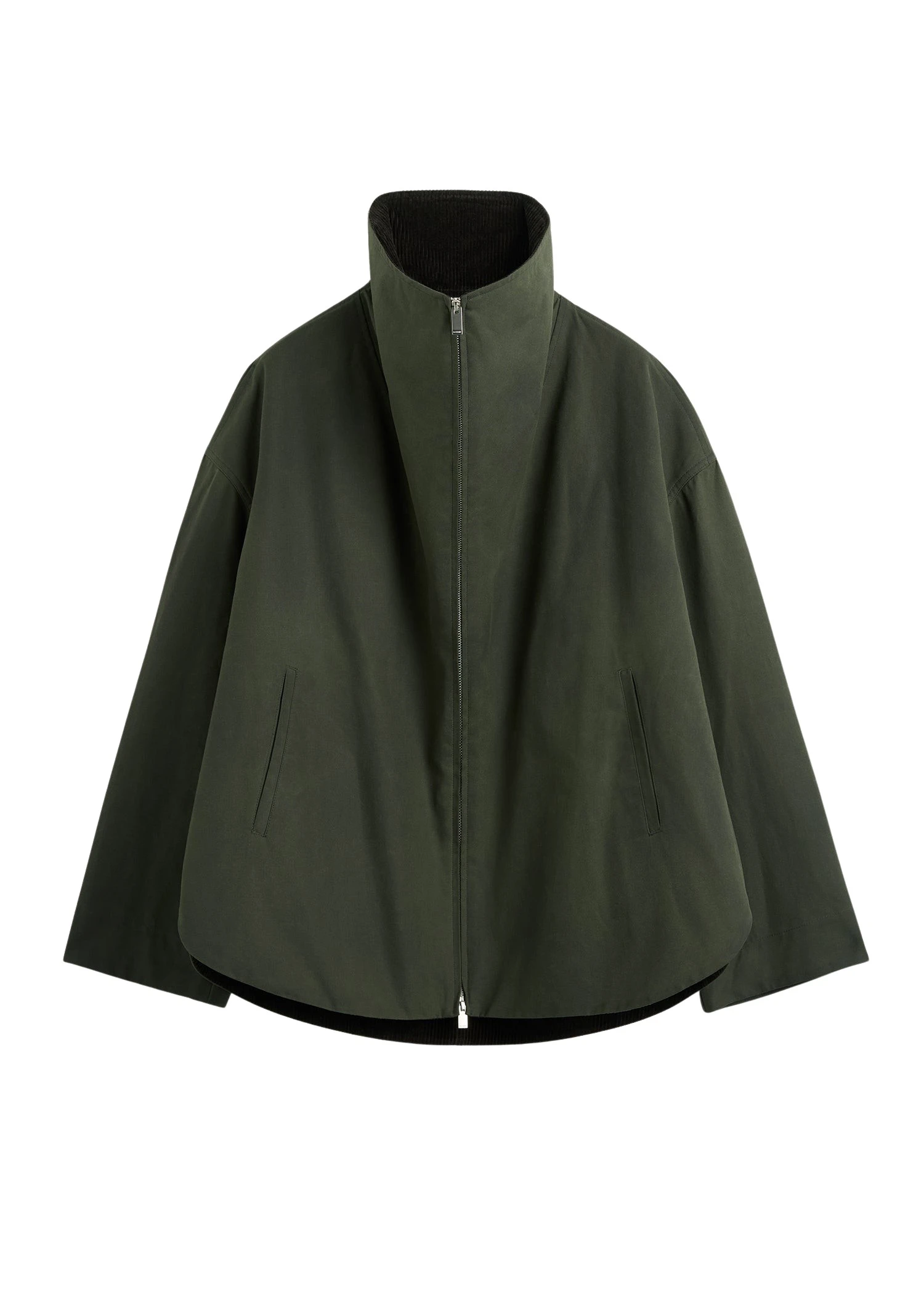 Toteme-Zipped-country-jacket-forest11447_nobg Toteme Jacket luxury Clothing from Luxury Handbags Marketplace