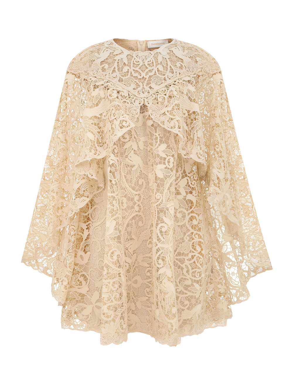 Zimmermann Memento Bird Lace Mini Dress