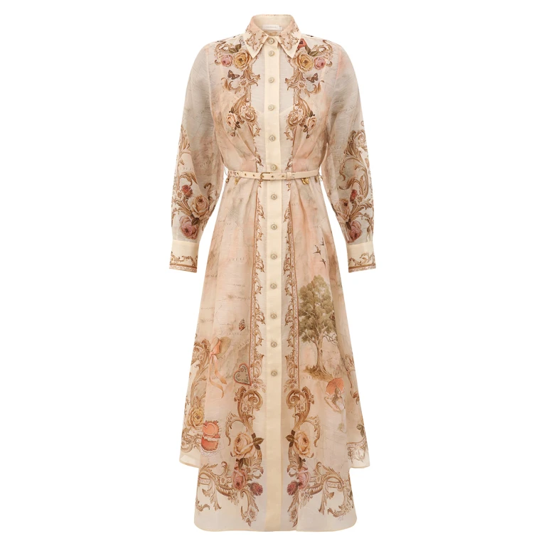 Elevate your elegance in this Zimmermann Dresses   from the 2025 resort wear edit