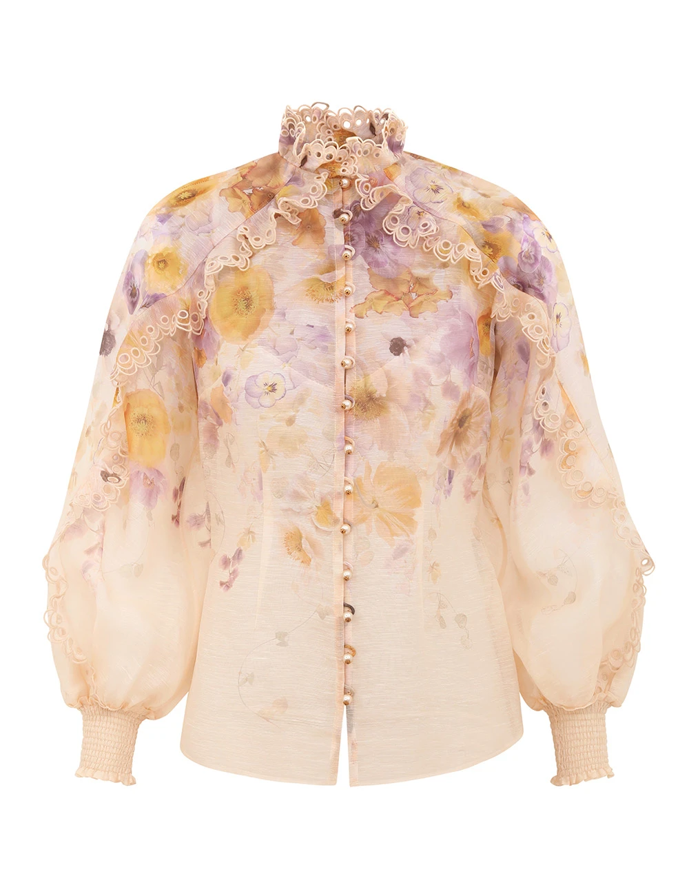Zimmermann Memento Embroidered Blouse | Ready to Wear 2025 Collection Luxury Shoes Elevate your elegance in this Zimmermann Tops from the 2025 resort wear edit