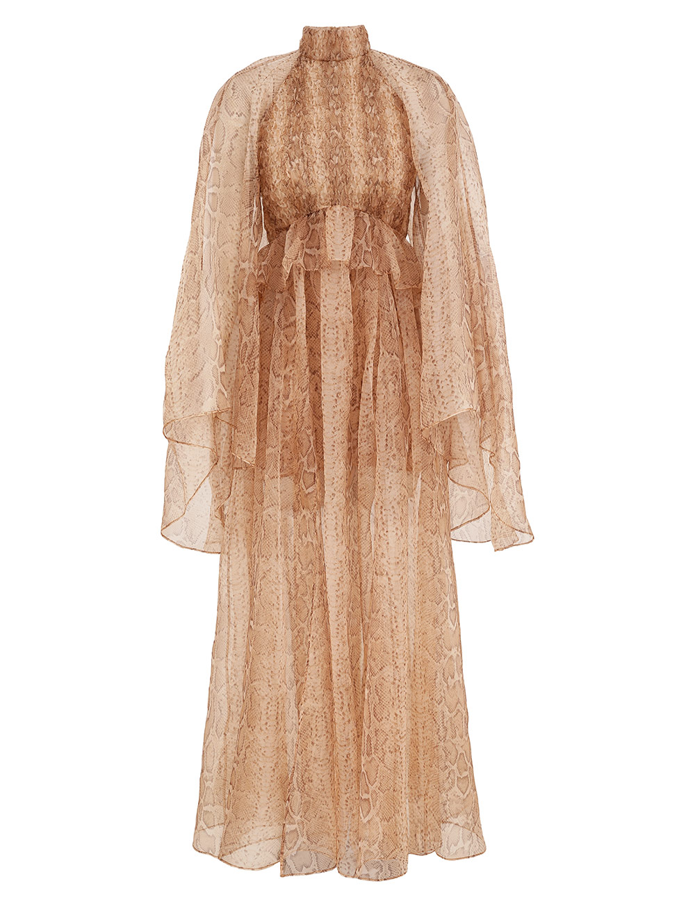 Zimmermann Memento Smocked Flutter Dress