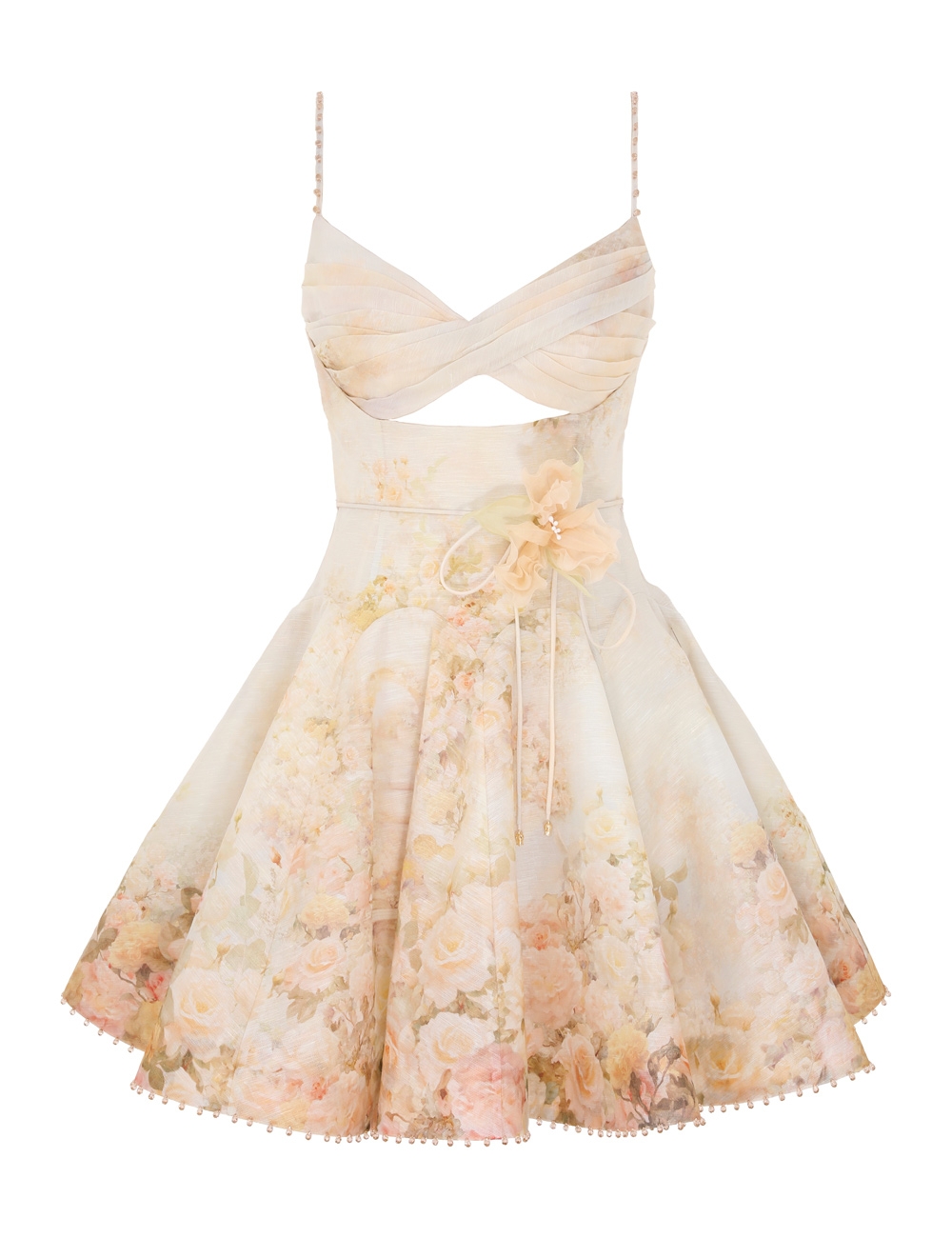 Zimmermann Memento Twist Front Mini Dress