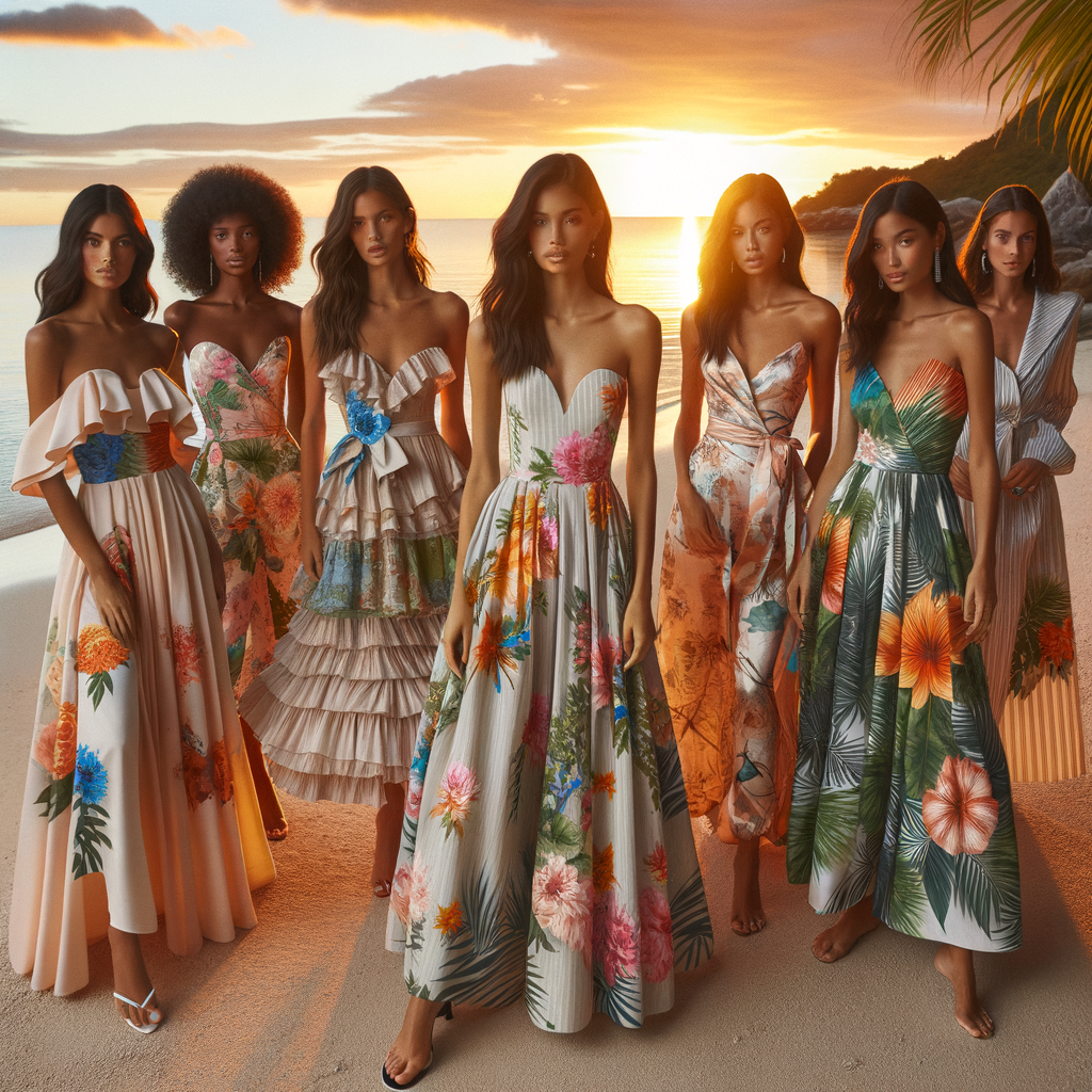 tropical destination wedding guest dress luxury Fashion & Style Guide from  Luxury Handbags Marketplace