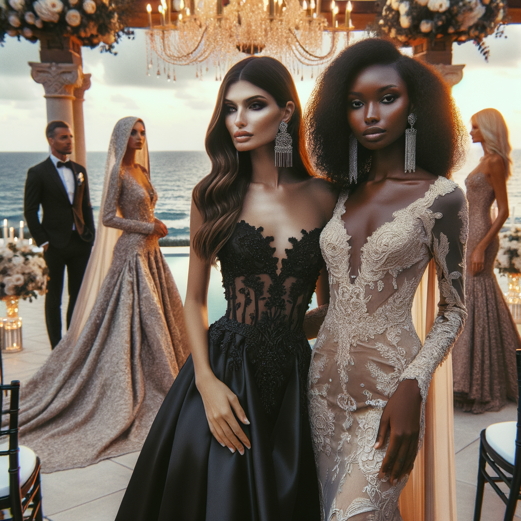 black tie destination wedding guest dress luxury Fashion & Style Guide from  Luxury Handbags Marketplace