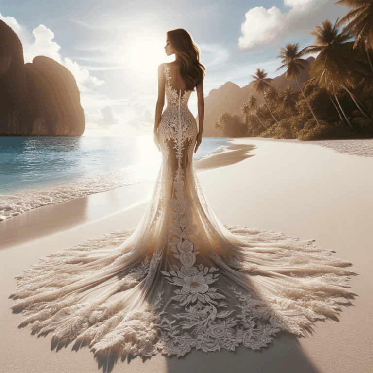 lace destination wedding dress luxury Fashion & Style Guide from  Luxury Handbags Marketplace