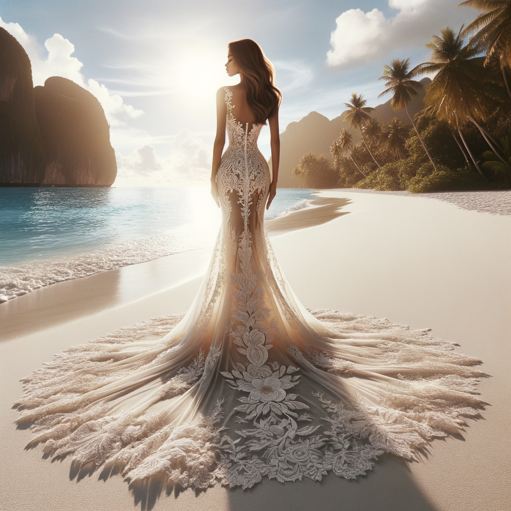 lace destination wedding dress luxury Fashion & Style Guide from  Luxury Handbags Marketplace