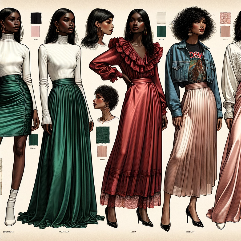 what type of shirt to wear with a long silk slip skirt luxury What to wear from  Luxury Handbags Marketplace