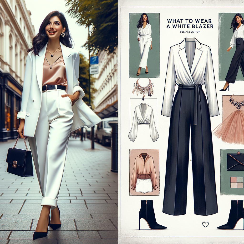 what to wear with a white blazer female luxury What to wear from  Luxury Handbags Marketplace