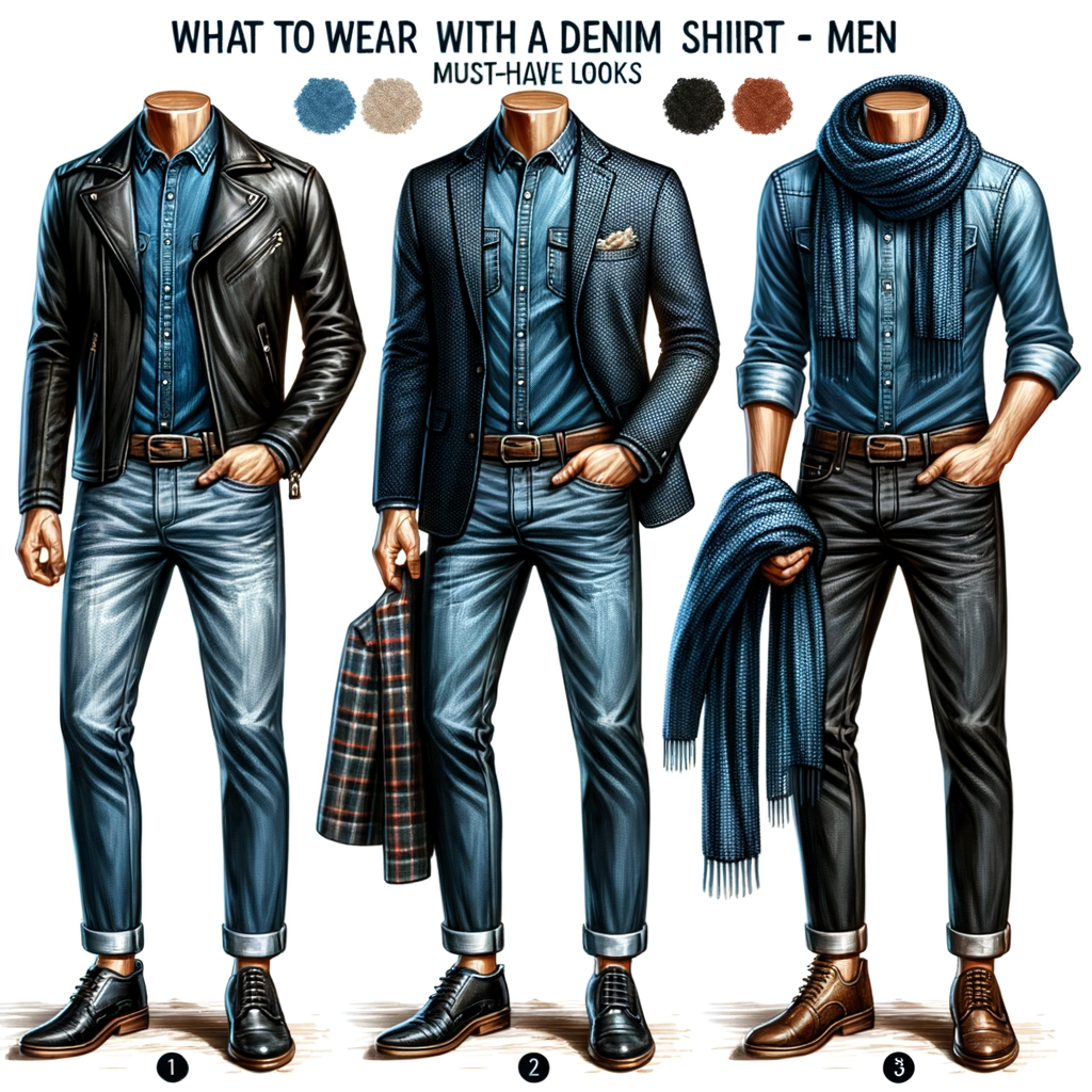 what to wear with a denim shirt men luxury What to wear from  Luxury Handbags Marketplace