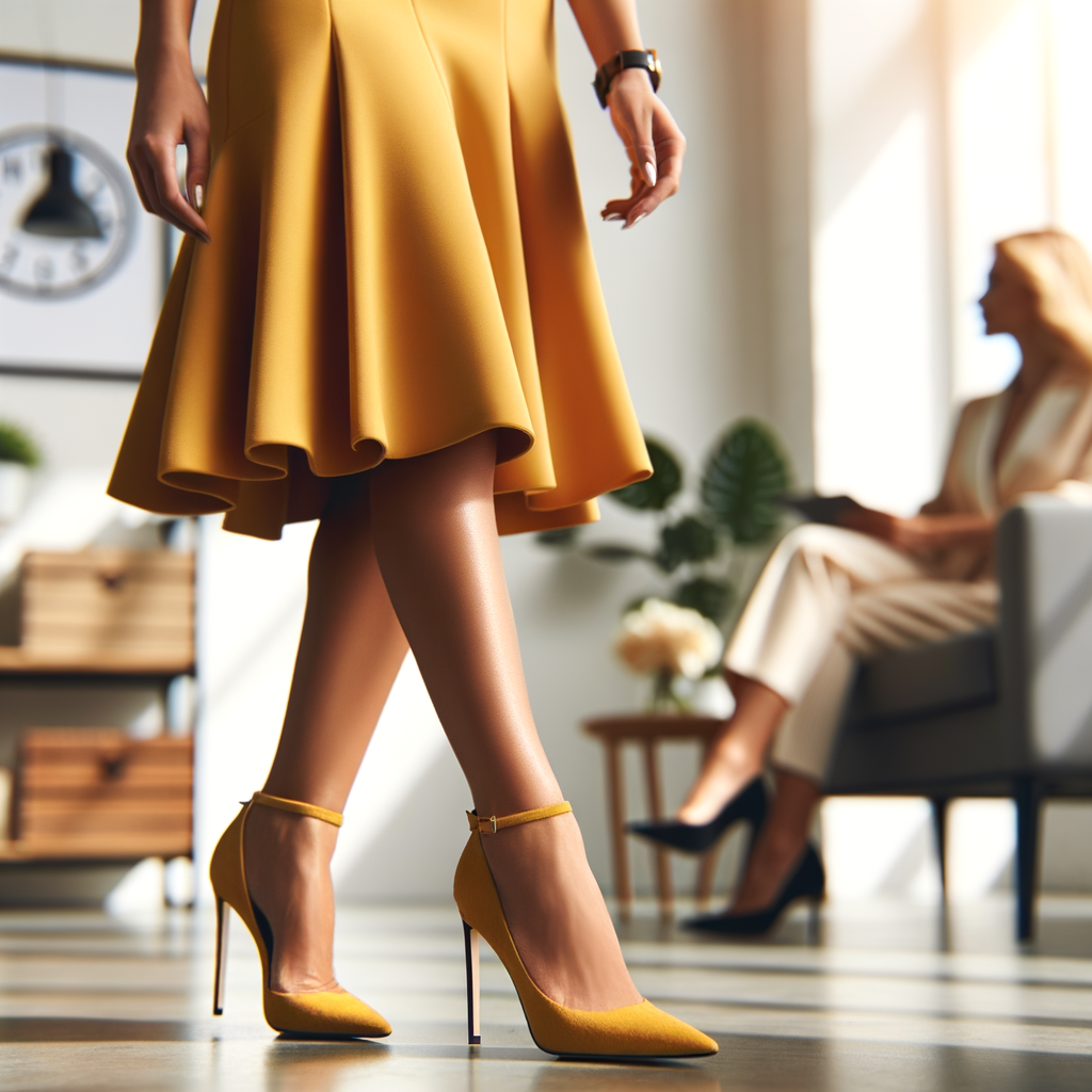 what color heels to wear with a yellow dress luxury What to wear from  Luxury Handbags Marketplace