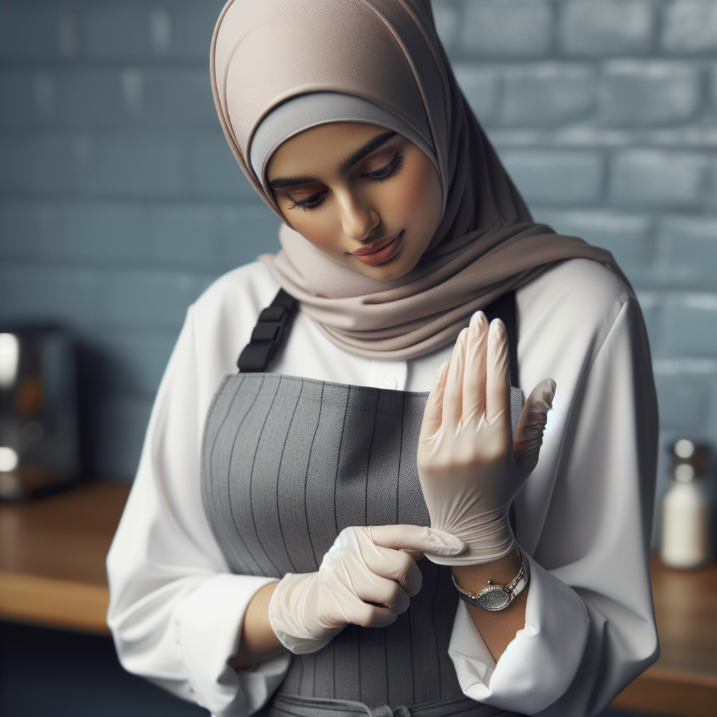 a food worker puts on gloves before preparing food what jewelry is the food worker allowed to wear luxury What to wear from  Luxury Handbags Marketplace