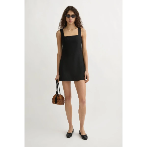 Posse Alice Mini Dress - Black – sustainable Dresses in Black from Australian designer at Luxury Shoes .