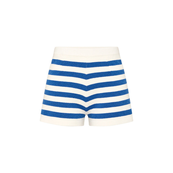 Ari Short - Blue Stripe by Posse the Label ‚Äì luxury shorts in Blue available at Luxury Shoes 