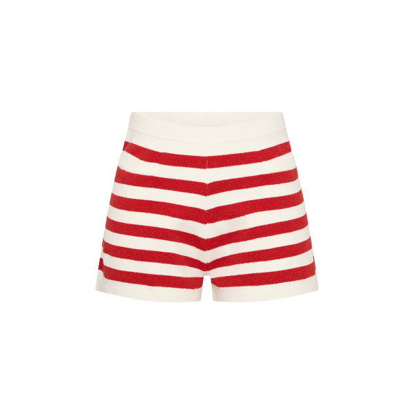 Ari Short - Coral Stripe by Posse the Label ‚Äì luxury shorts in Multicolour available at Luxury Shoes 