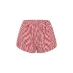 Aurelia Short - Red Gingham by Posse the Label ‚Äì luxury shorts in Red available at Luxury Shoes 