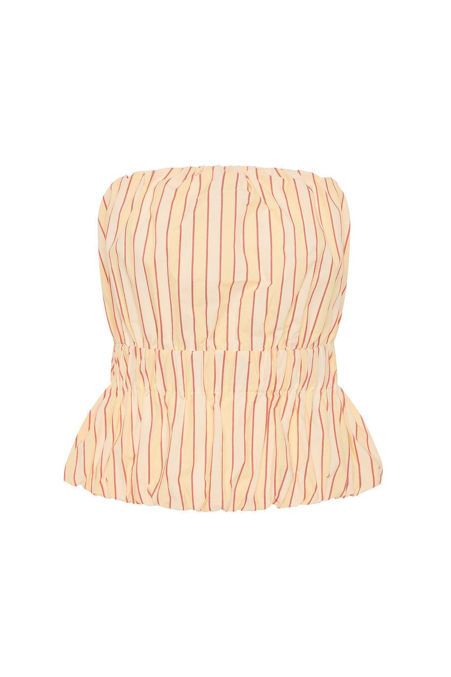 Posse The label Aurelia Strapless Top – Shortbread Stripe