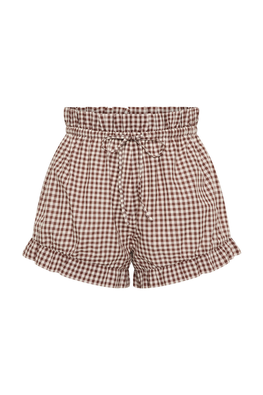Posse The label Callie Short – Petite Mocha Gingham