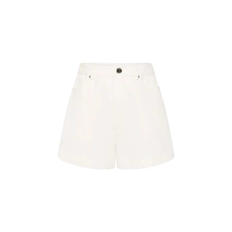 Drew Hotpant - Vintage White by Posse the Label ‚Äì luxury shorts in White available at Luxury Shoes 